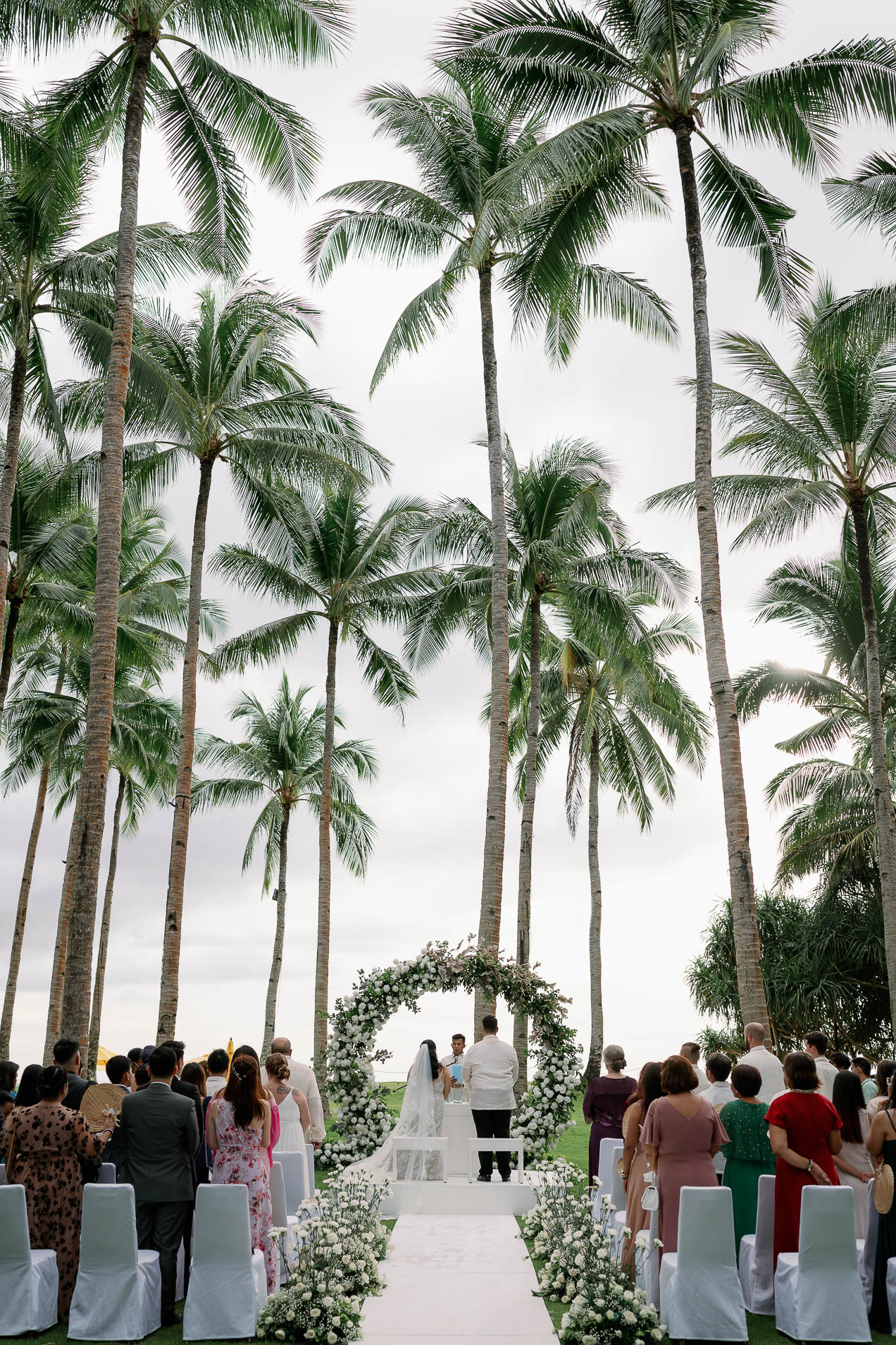 photo of a destination wedding in the philippines to help couples build a timeline for booking wedding vendors