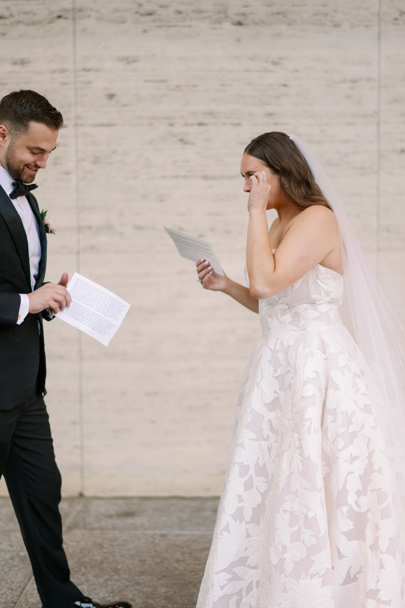 private vow reading for the bride and groom