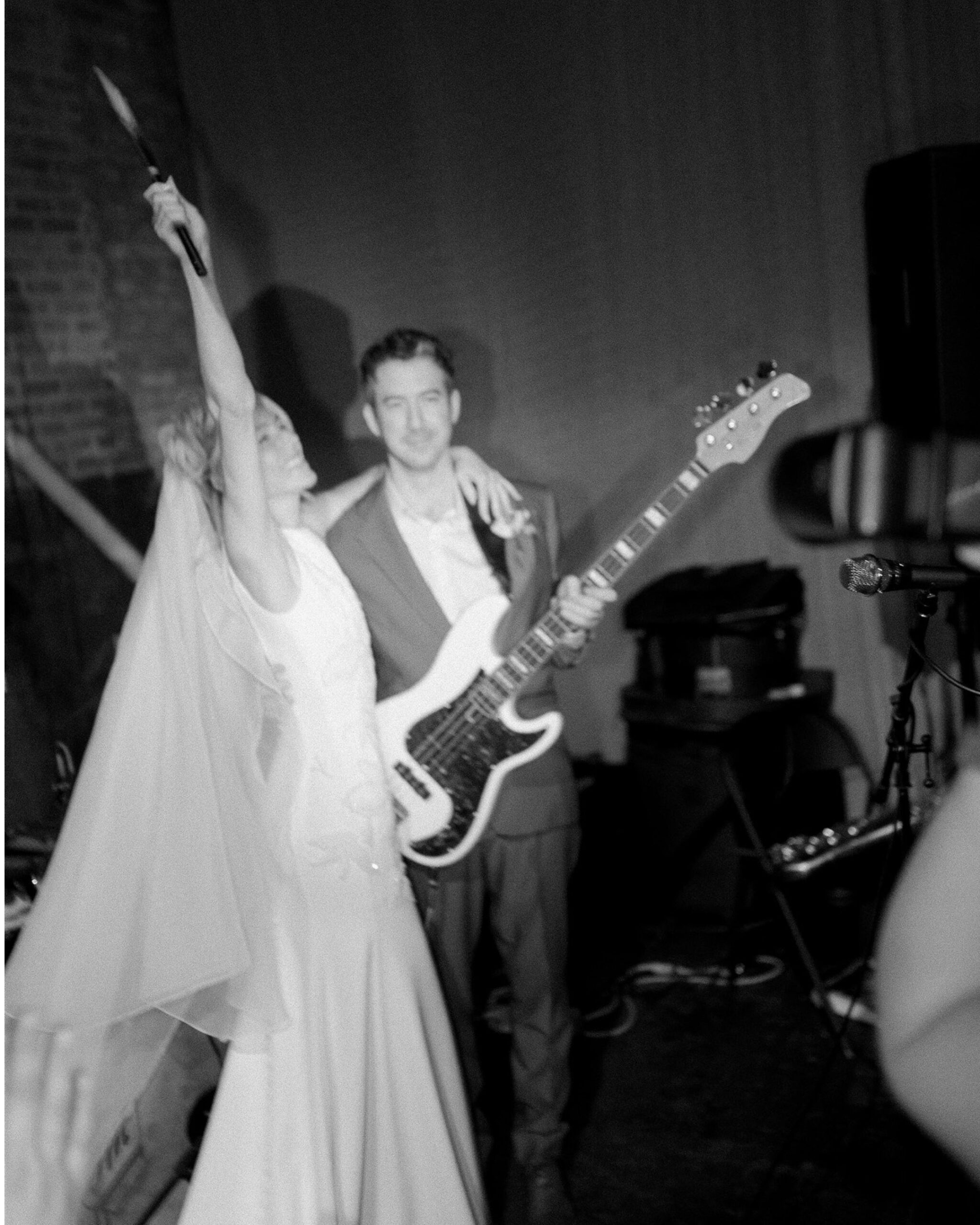 the anti-bride wedding inspo, rock n roll bride