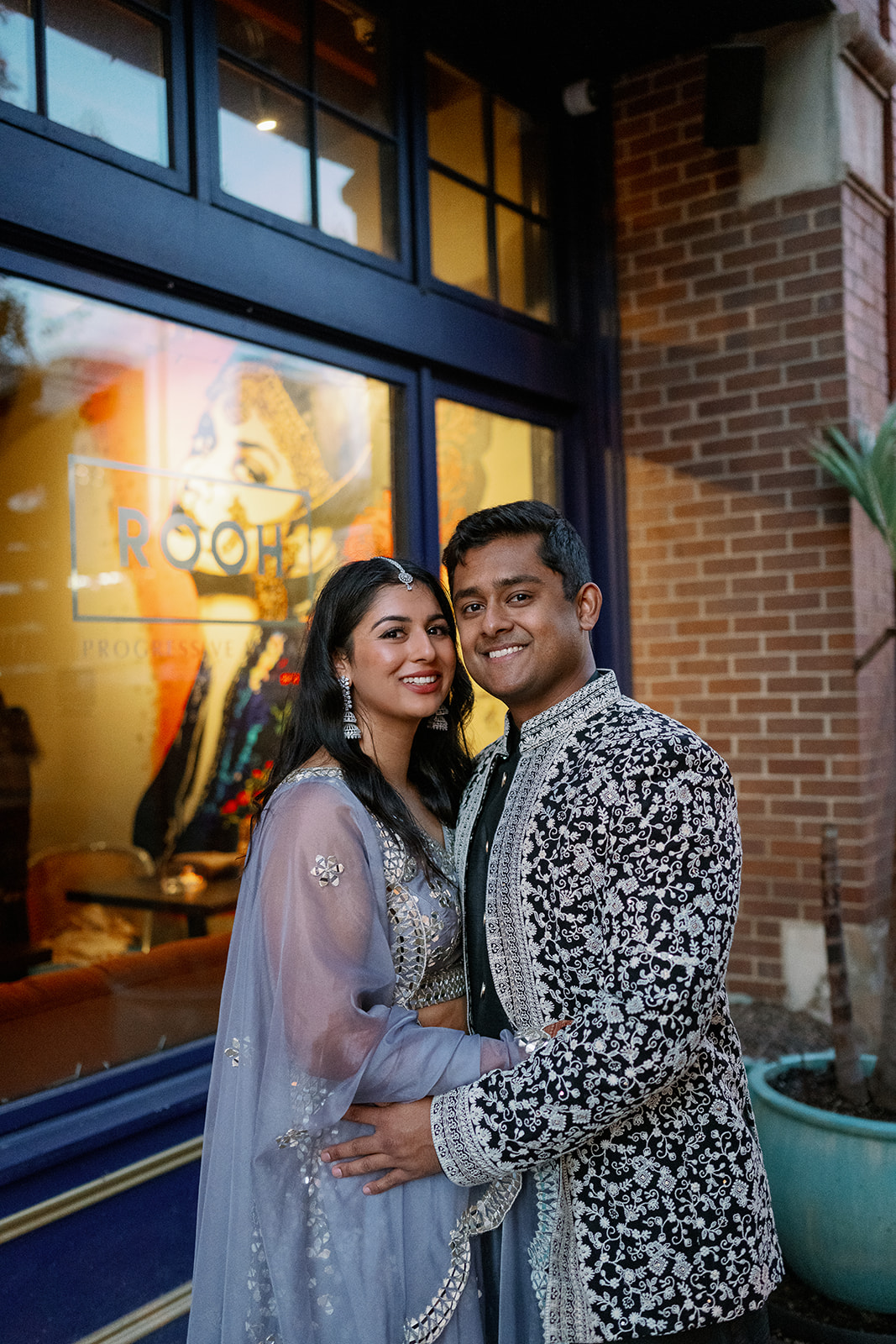 indian wedding at roop restaurant in west loop, chicago